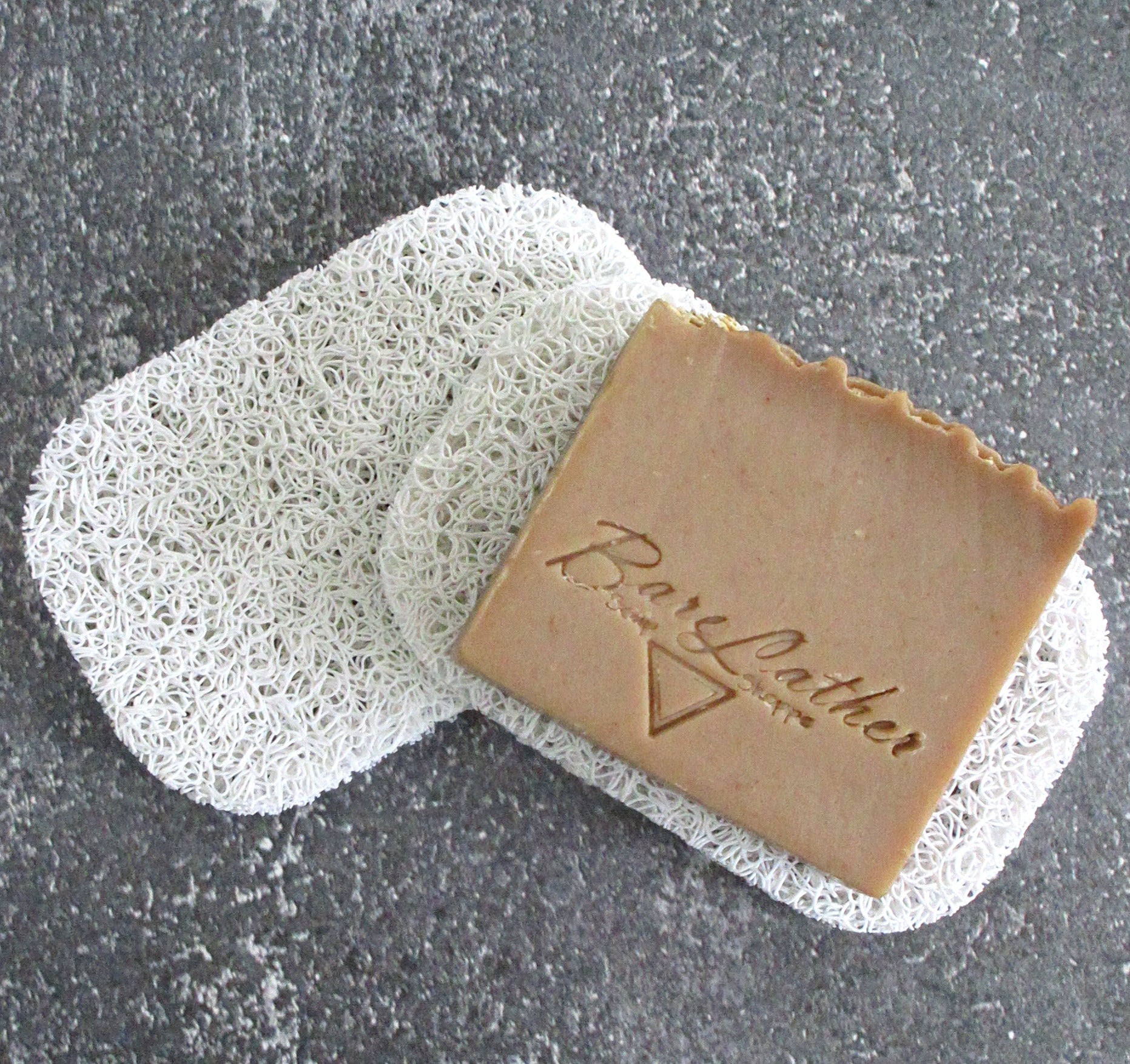 White Soap Saver Pad - Bare Lather Soap Shoppe