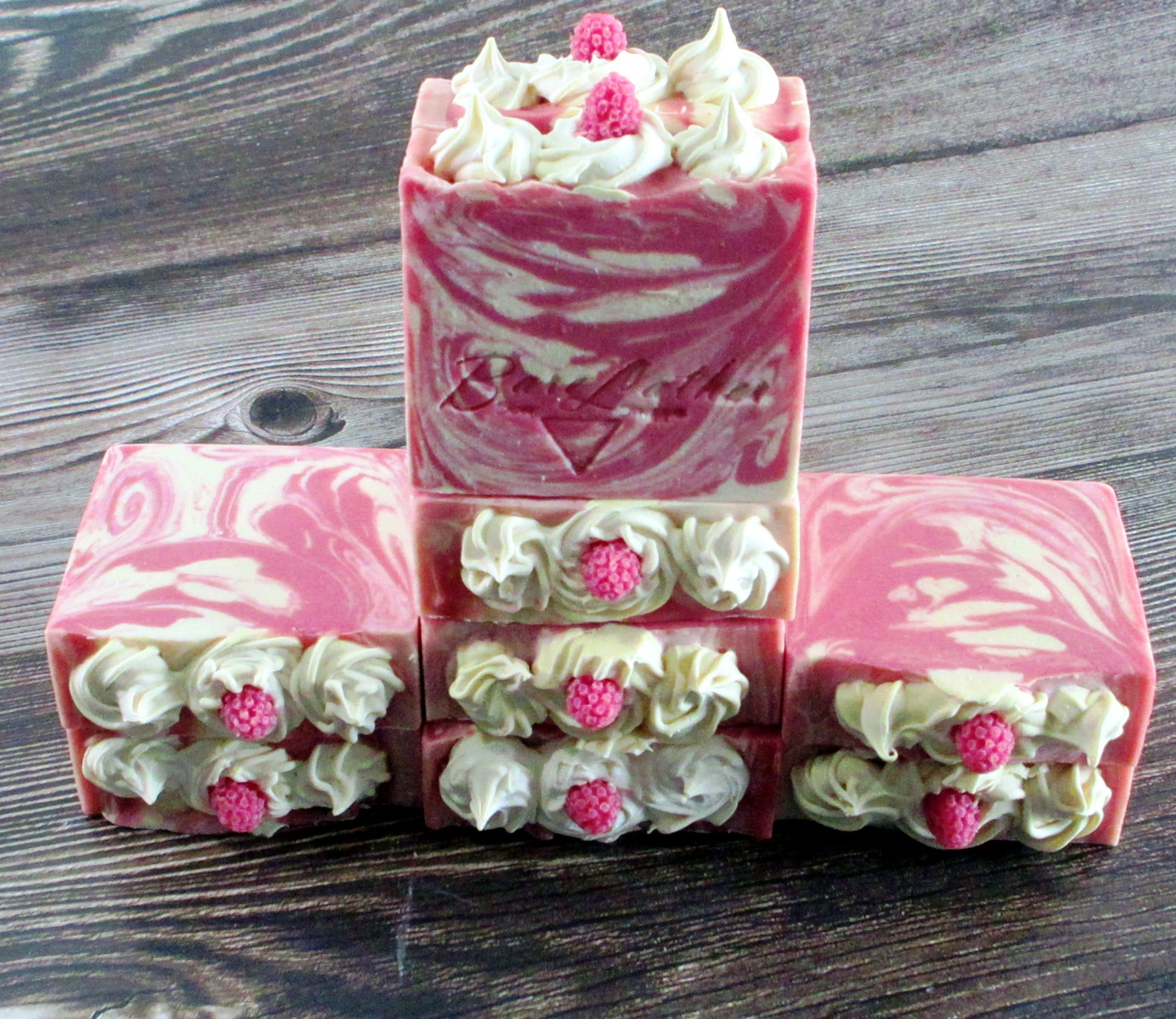 Raspberry Vanilla Goat Milk Soap - Bare Lather Soap Shoppe