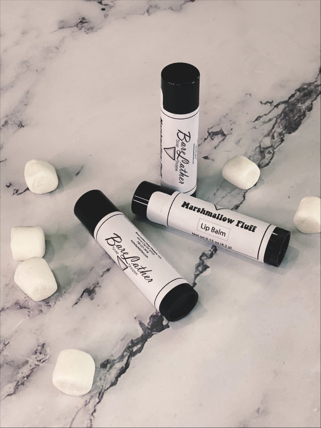 Marshmallow Fluff Lip Balm - Bare Lather Soap Shoppe
