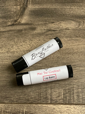 Mai Tai Cocktail Lip Balm - Bare Lather Soap Shoppe